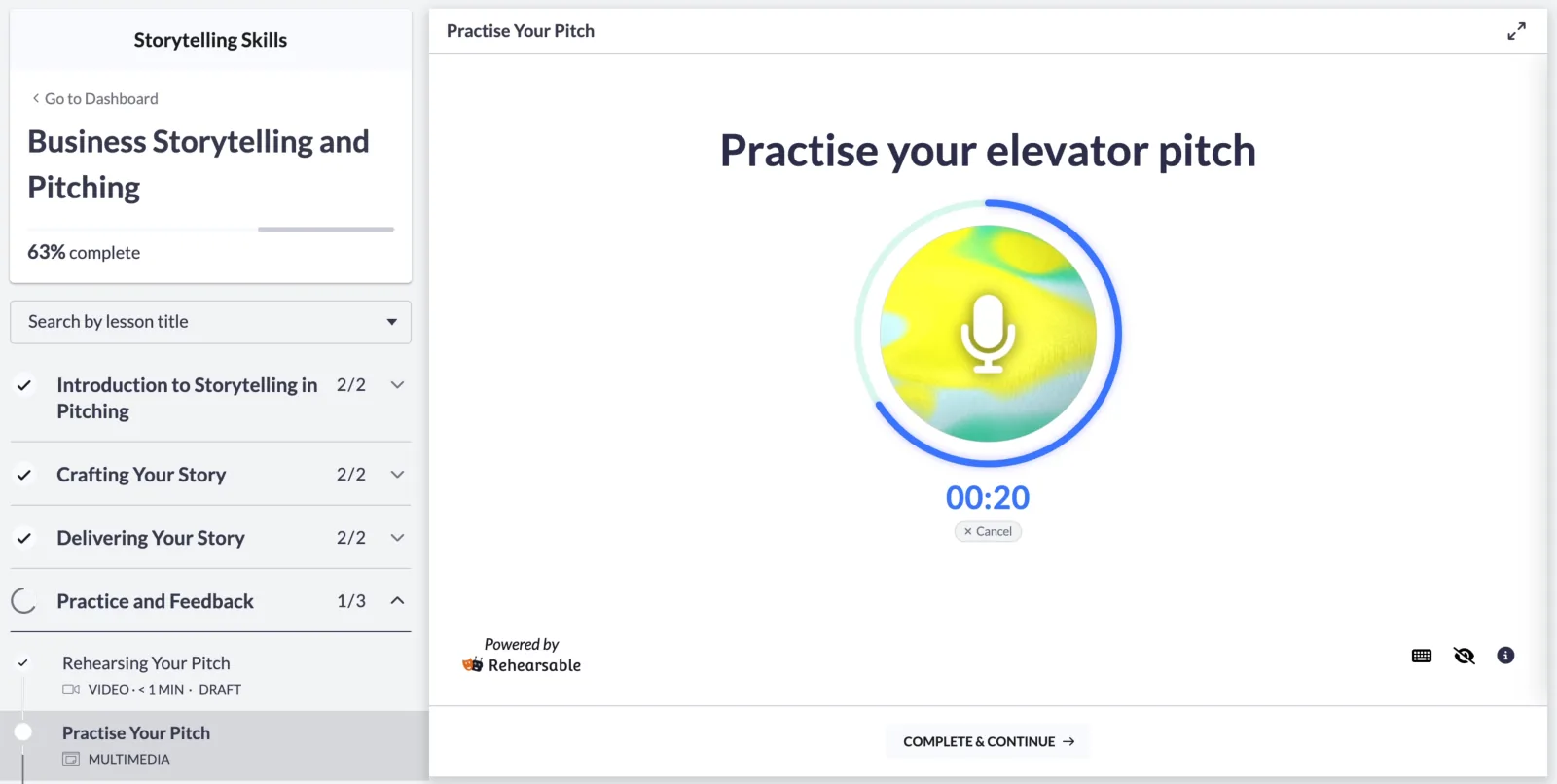Example course embed - Teachable